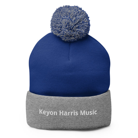 Keyon Harris Music Pom-Pom Beanie